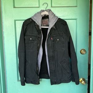 Levi’s Fleece Cargo Jacket Size M